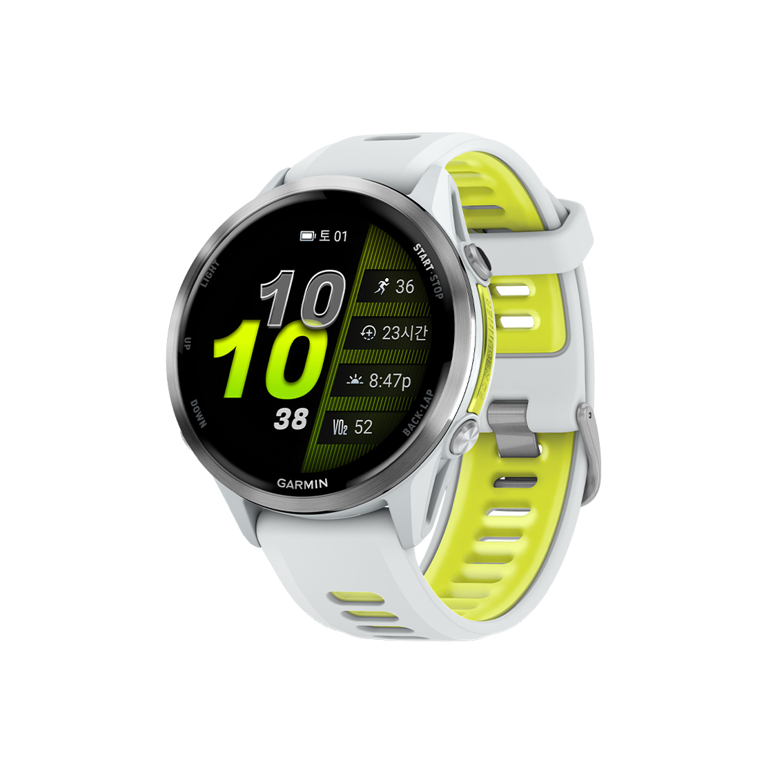 0100296961 Garmin Forerunner 970 GPS Whitestone