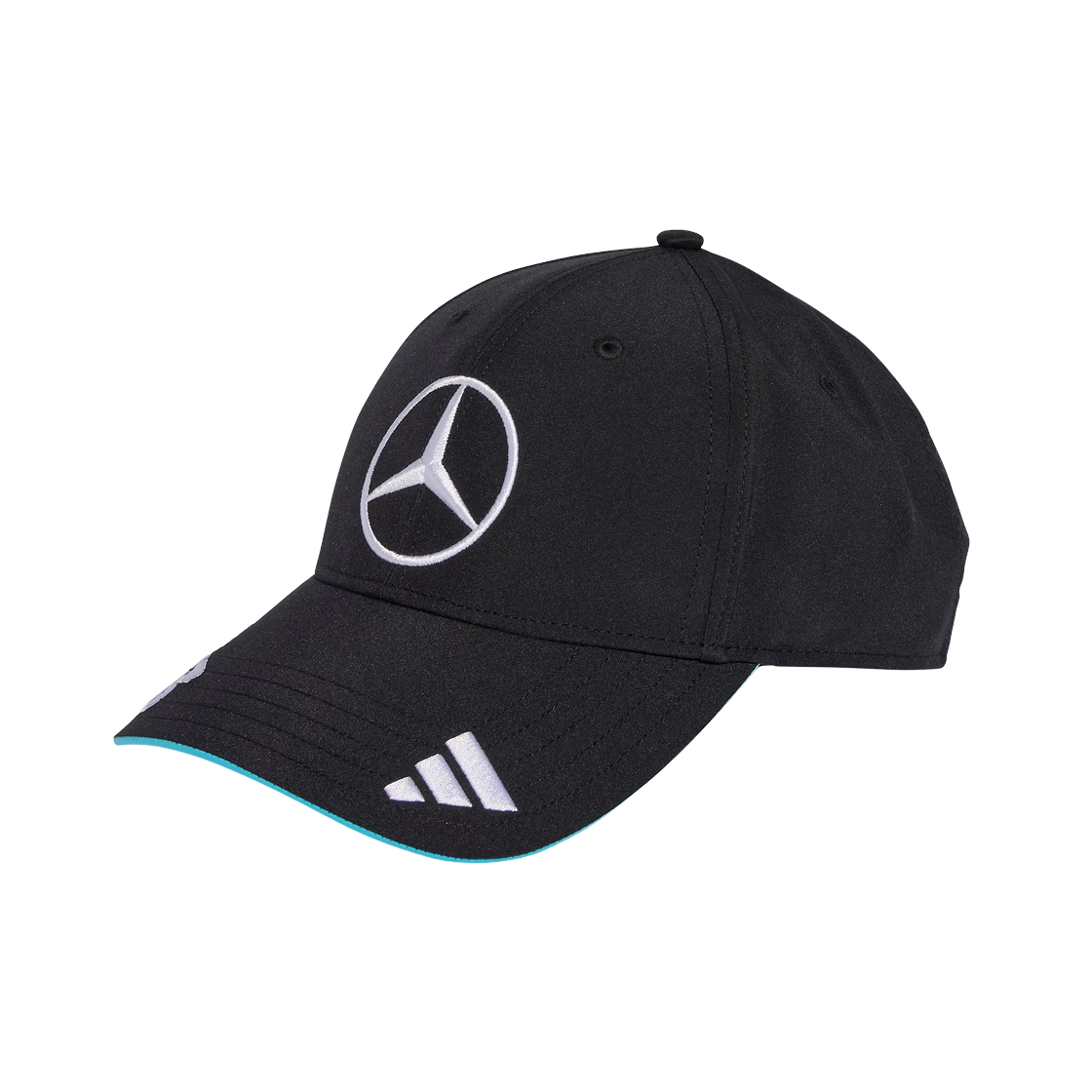 JZ2569 Mercedes AMG Petronas x Adidas Formula One 2025 Team George Russell Cap Black