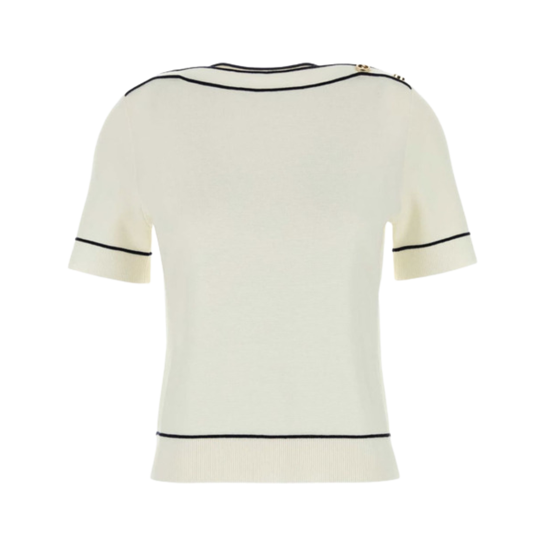 (W) 구찌 GG 울 티셔츠 화이트((W) Gucci GG Wool T-Shirt White) - 1
