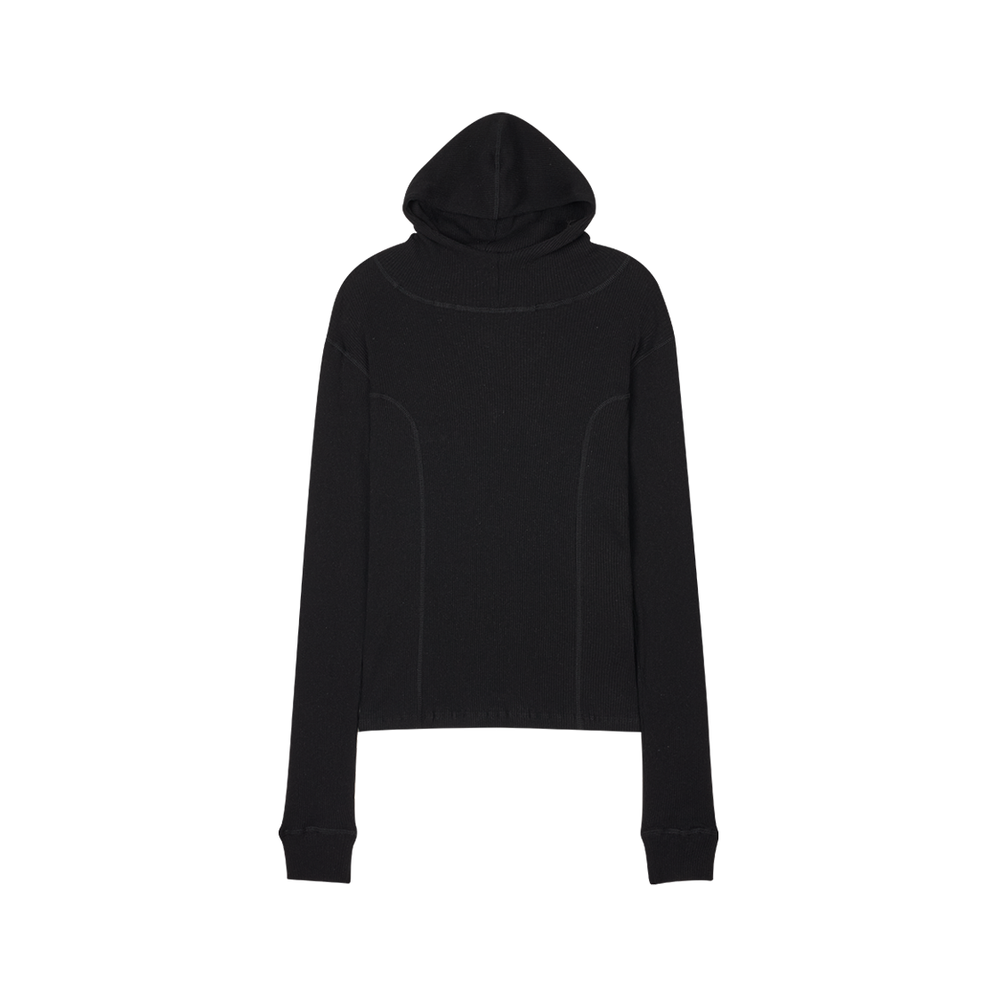 베이스레인지 우먼 하니파 후디 블랙 - 25FW(Baserange Women Hanifa Hoodie Black - 25FW)