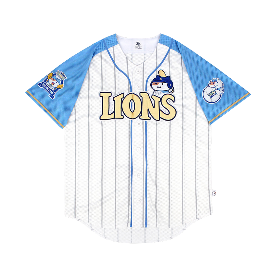 삼성 라이온즈 x 쫀냐미 유니폼 유니폼 화이트 (논 마킹 버전)(Samsung Lions x Zzonnyami Uniform White (Non Marking Ver.))