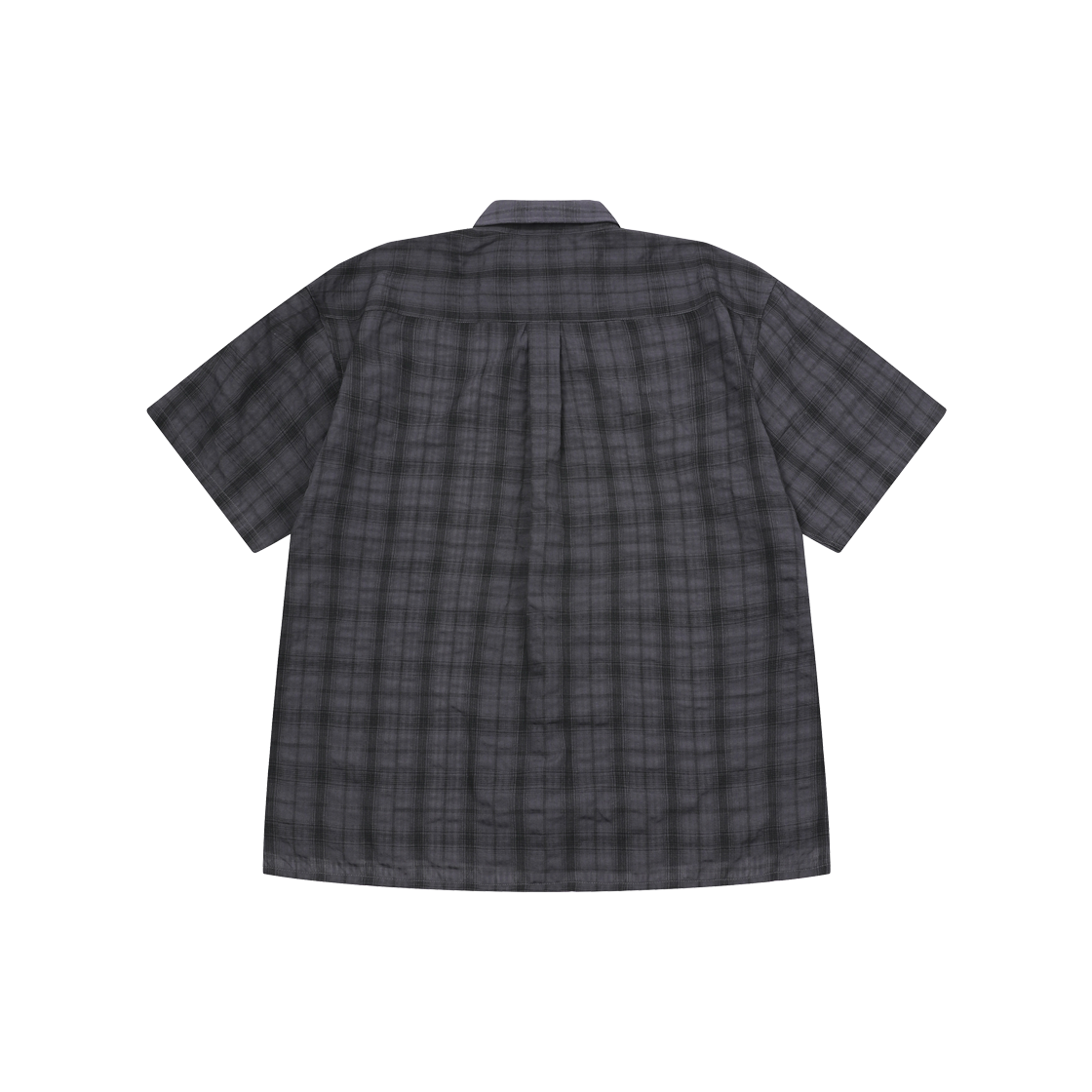 무센트 단트 체크 반팔 셔츠 차콜(MUCENT Dant Check Half Shirt Charcoal) - 2