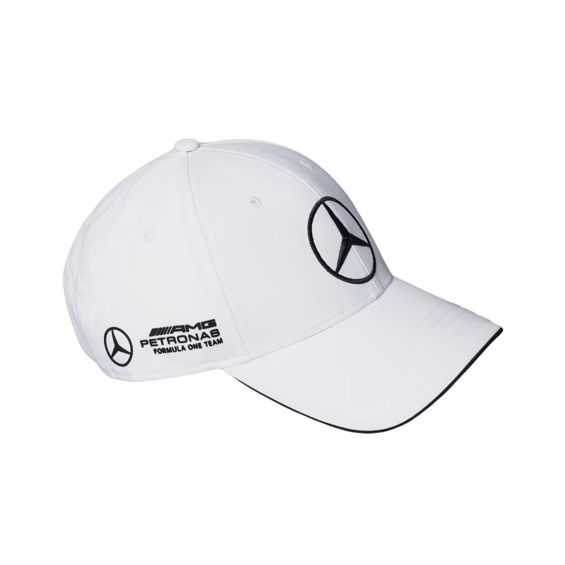 JW6270 Mercedes AMG Petronas x Adidas Formula One 2025 Team Driver Cap White Black