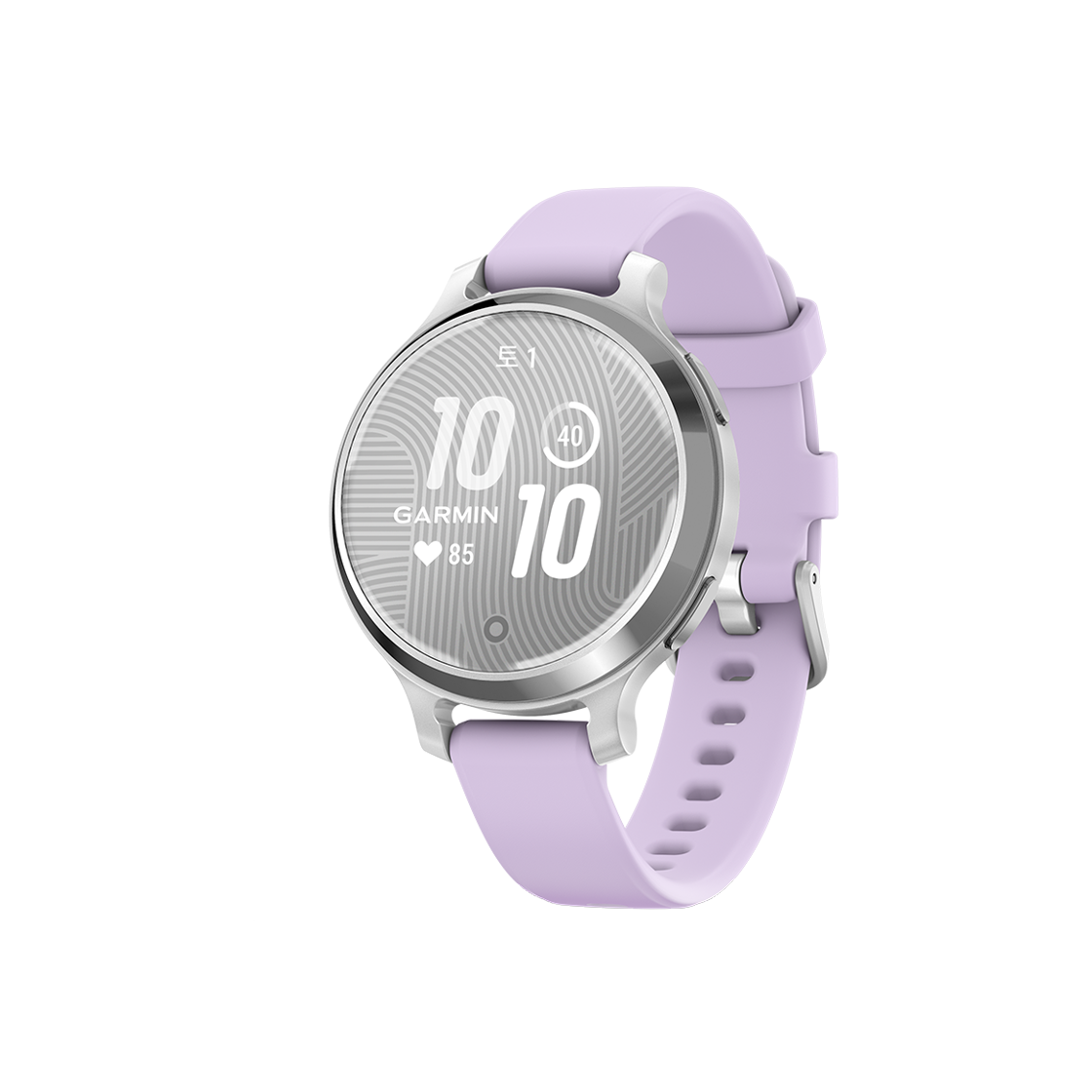 0100289151 Garmin Lily 2 Active Silicone Silver Jasmine Purple
