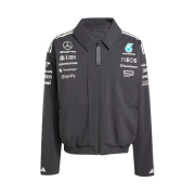 Mercedes AMG Petronas x Adidas Formula One 2025 Team Jacket Black White - US Sizing