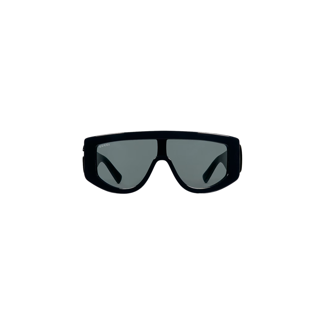 (W) 구찌 렉탱귤러 프레임 선글라스 블랙((W) Gucci Rectangular Frame Sunglasses Black) - 1