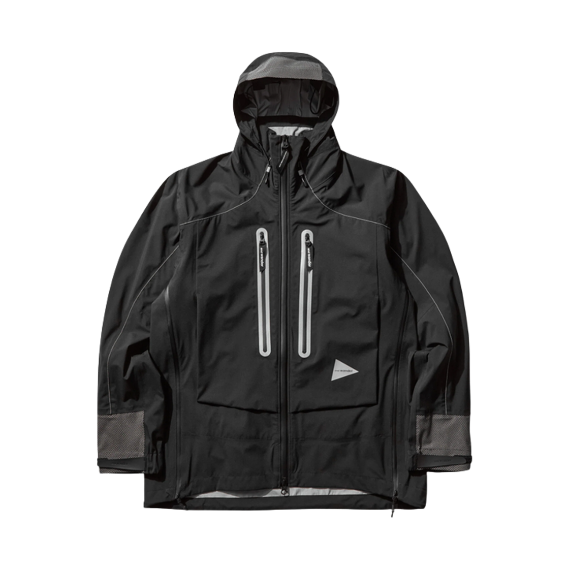 앤드 원더 퍼텍스 쉴드 레인 자켓 블랙(And Wander Pertex Shield Rain Jacket Black)
