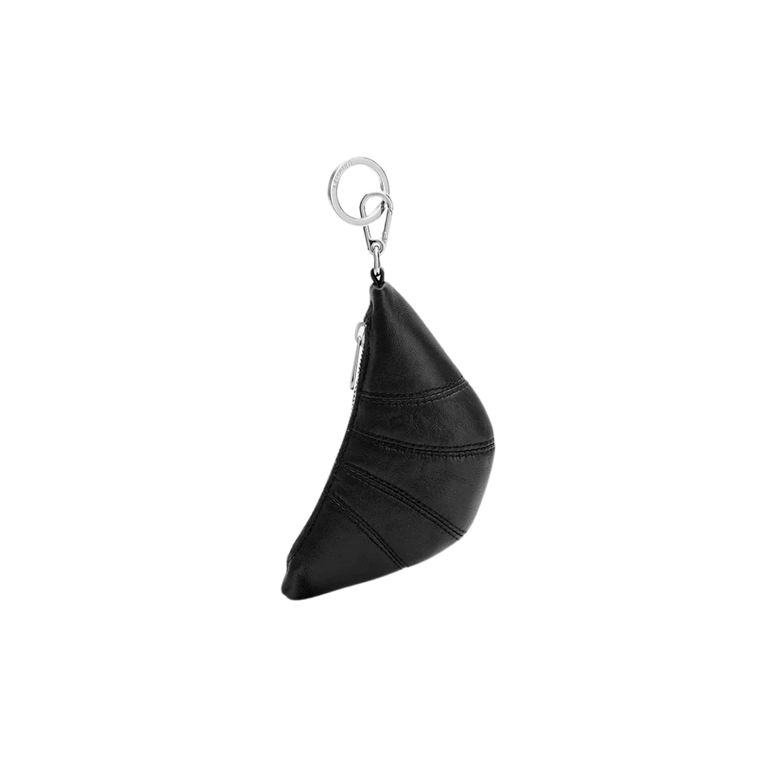 르메르 소프트 나파 레더 미니 크루아상 키 홀더 블랙(Lemaire Soft Nappa Leather Mini Croissant Key Holder Black)