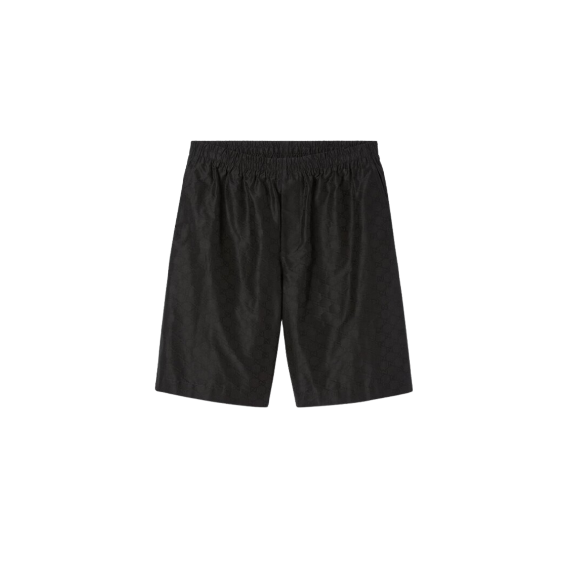 824267-ZASIW-1000 Gucci Cotton Silk GG Faille Shorts Black