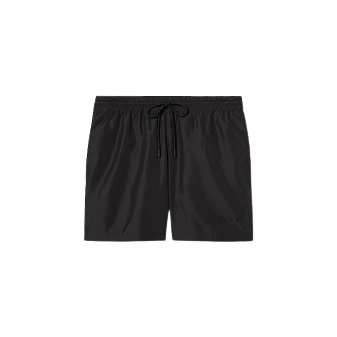 790916-XHAG2-1000 Gucci Technical Poplin Swimming Shorts Black