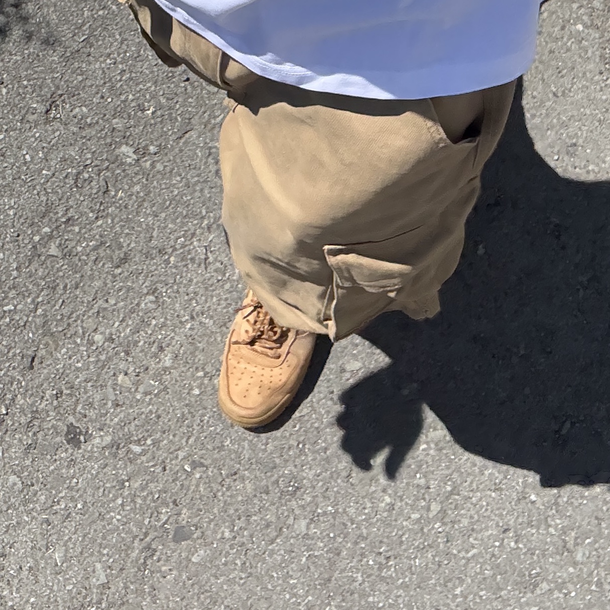 Nike Air Force 1 '07 WB Flax 착용 스타일