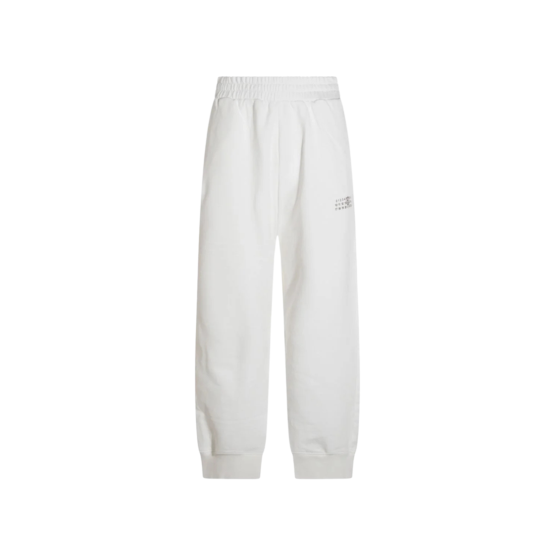 S52KA0546M25025101 (W) MM6 Maison Margiela Cotton Sweatpants White
