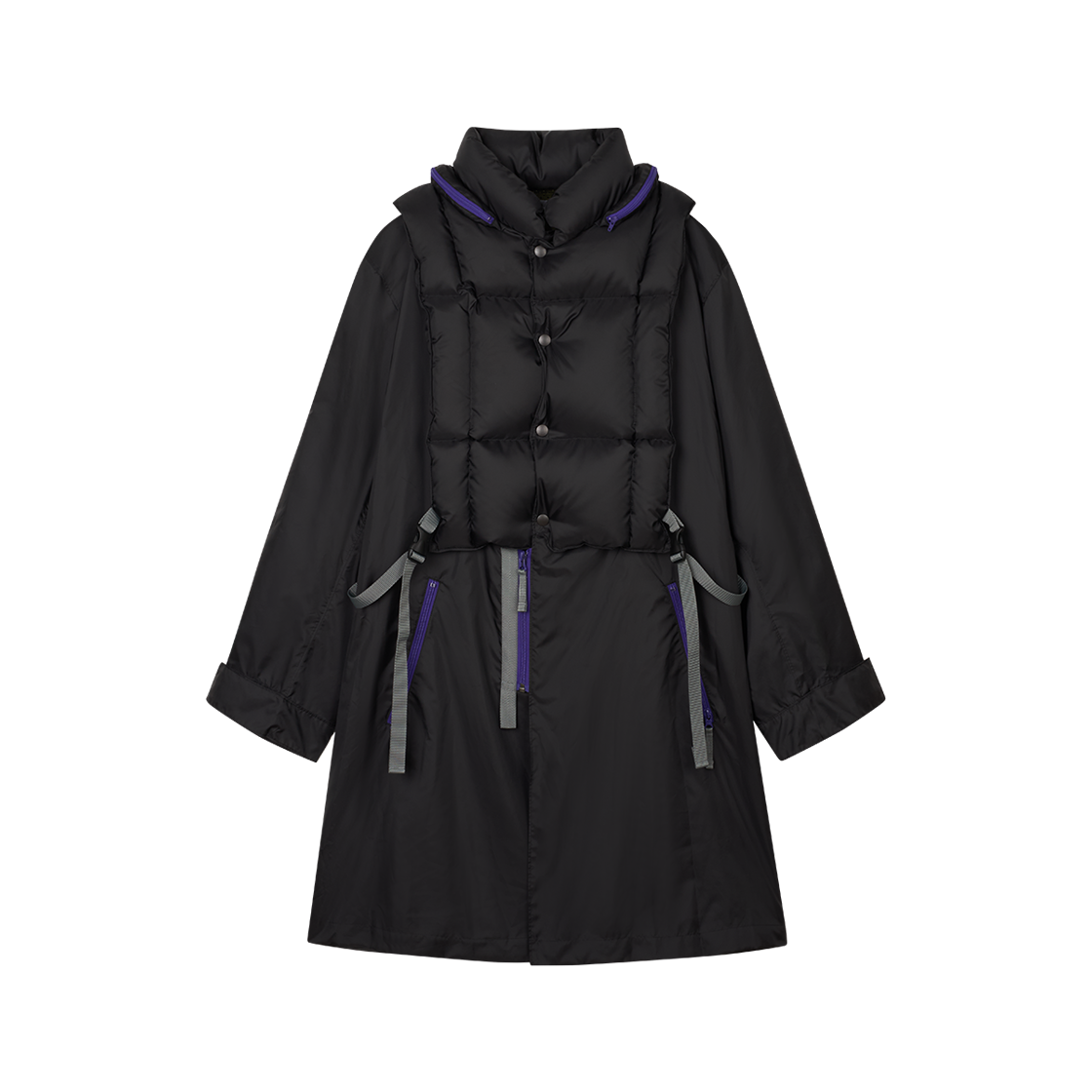 컬러비콘 25WBM-C01132 코트 블랙 - 25FW(Kolor Beacon 25WBM-C01132 Coat Black - 25FW)