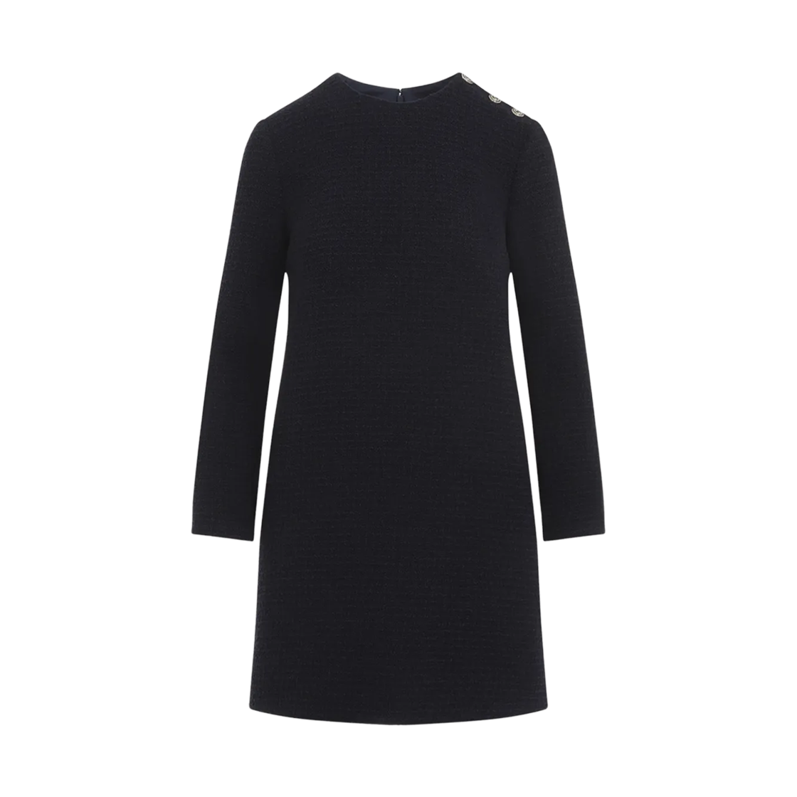 (W) 구찌 다미에 부클레 드레스 블랙((W) Gucci Damier Boucle Dress Black) - 1