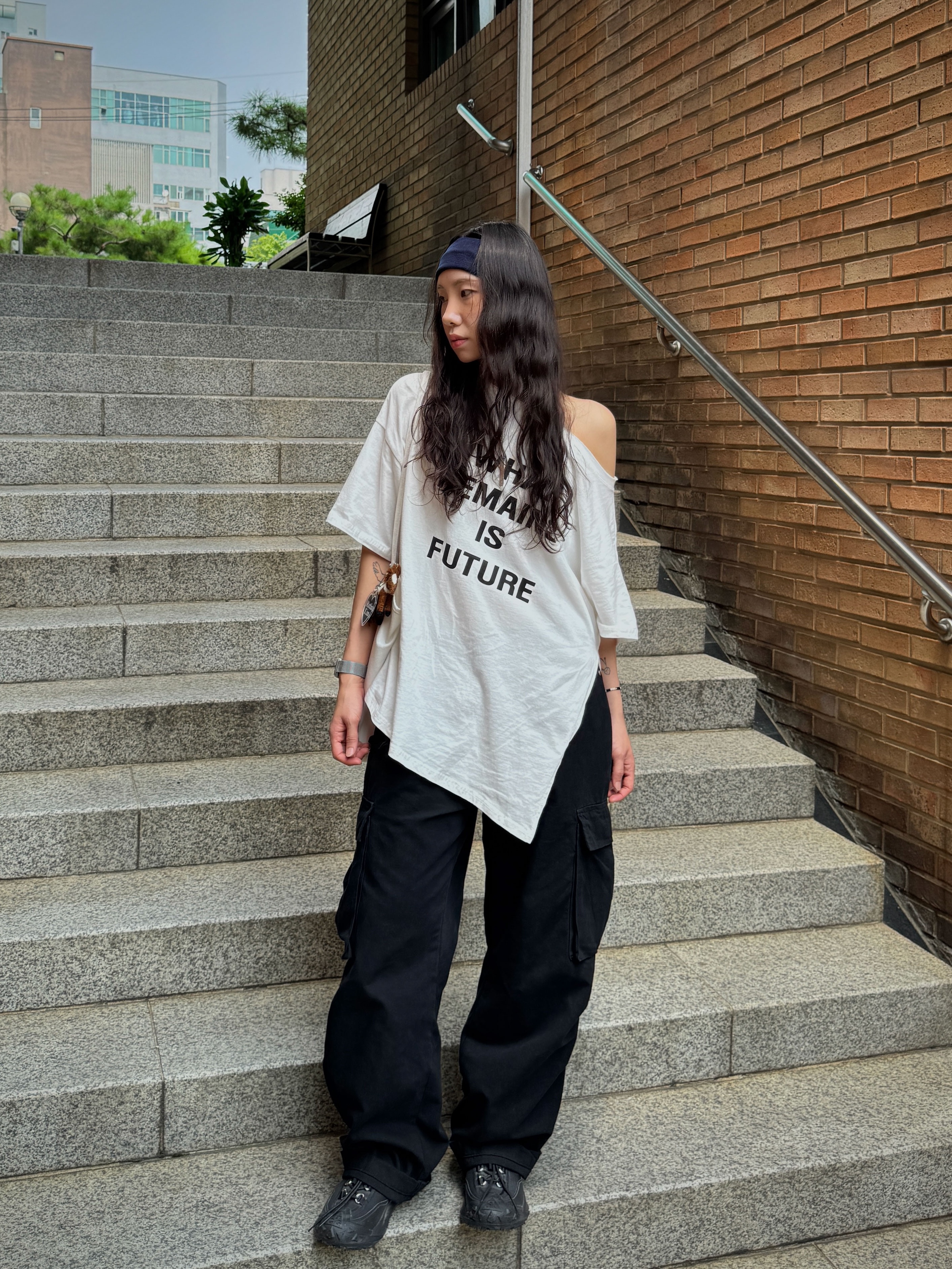 Nike x Comme des Garcons Homme Plus ACG Mountain Fly 2 Low Black 착용 스타일 - 1