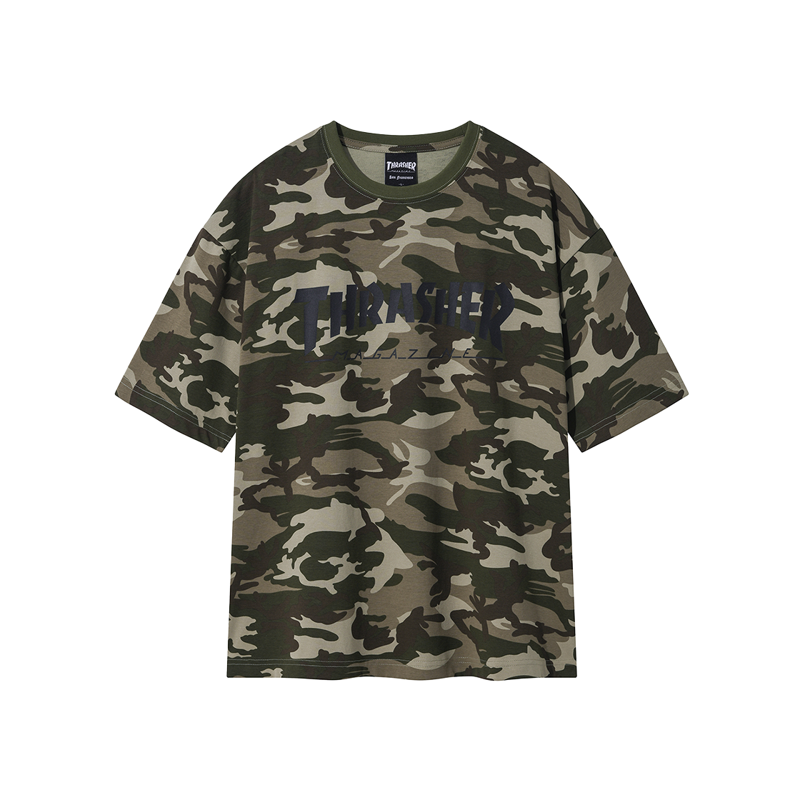 트레셔 매거진 카모패턴 반팔 티셔츠 카모