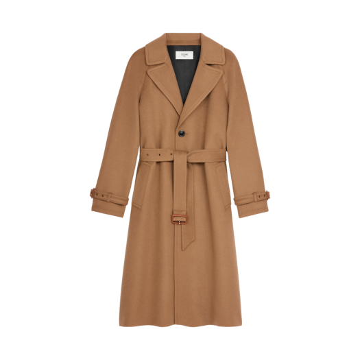 (W) Celine Coat in Camel Cloth Toffee