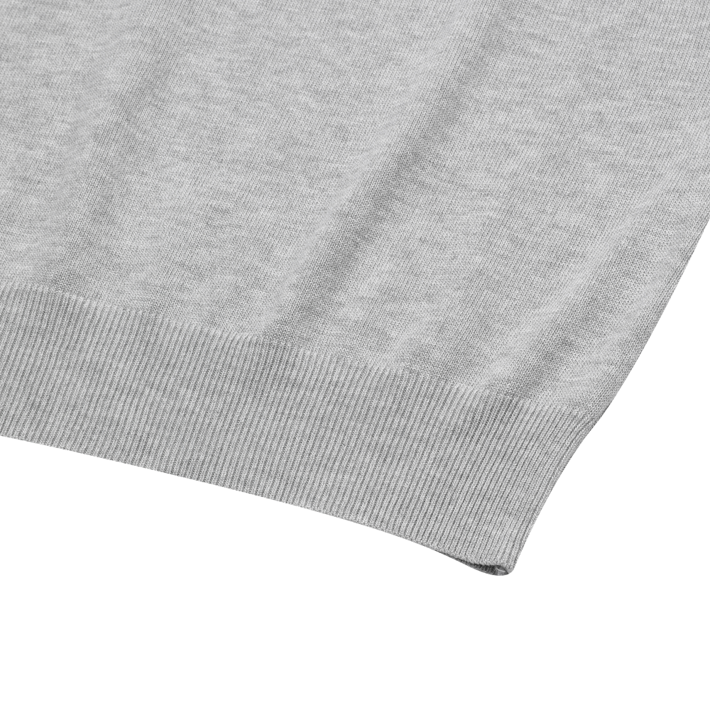 무센트 엘로나 니트 반팔 티 남녀공용 그레이(MUCENT Elona Knit half T Unisex Gray) - 4