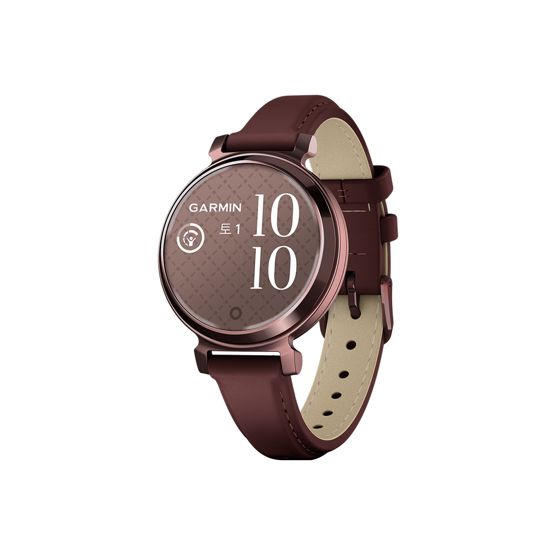 0100283961 Garmin Lily 2 Classic Leather Darkbronze Mulberry