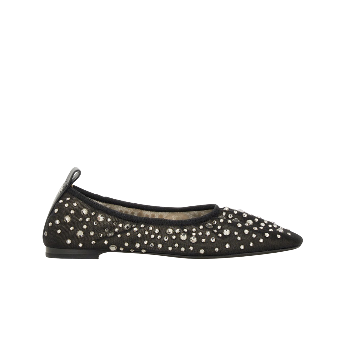 (W) 토리버치 크리스탈 발레 플랫 블랙((W) Tory Burch Crystal Ballet Flat Black)