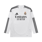 Adidas Real Madrid 2024/25 Home Long Sleeve Jersey White - US Sizing (Non Marking Ver.)