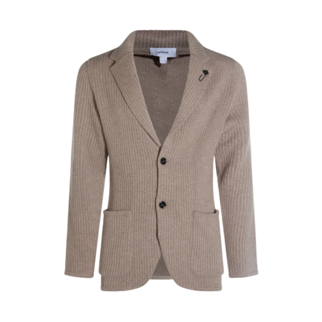 CNLJM70-CN65007-420 Lardini Double Breasted Cardigan Dove Grey