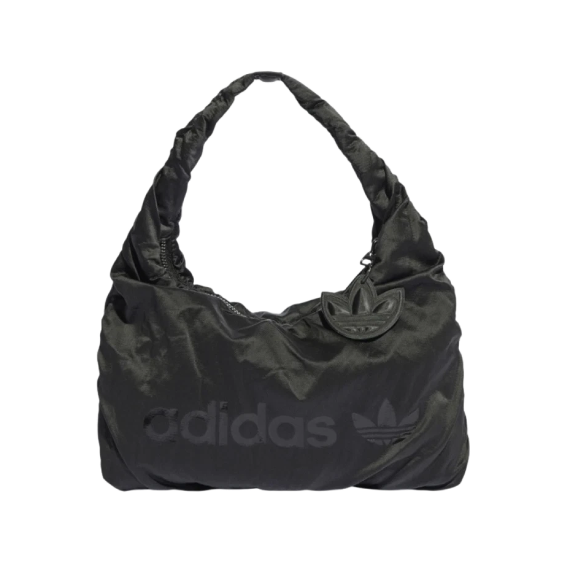 아디다스 사틴 스몰 숄더 백 블랙(Adidas Satin Small Shoulder Bag Black)