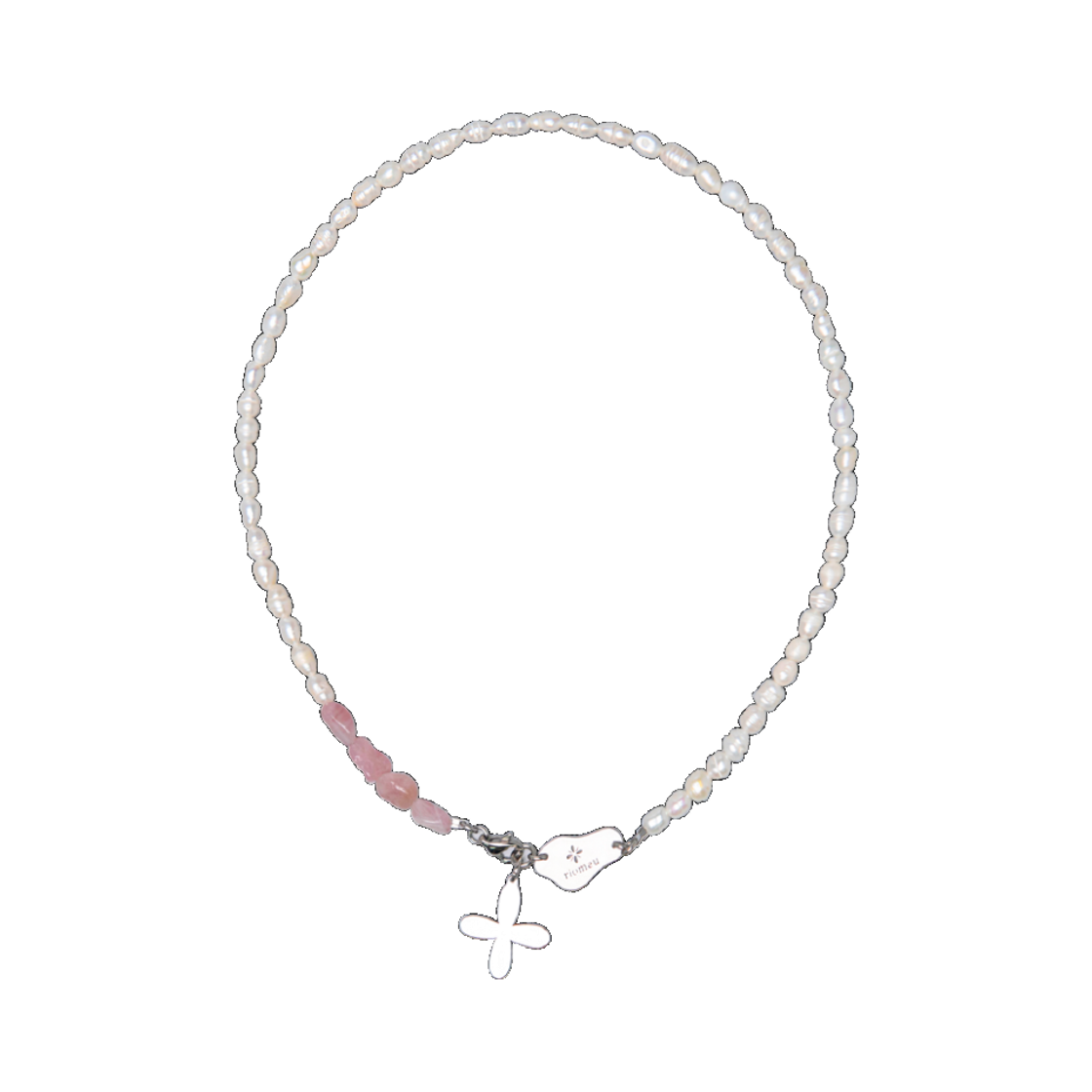 리오므 코델리아 담수진주 목걸이 핑크(Riomeu Cordelia Fresh Water Pearl Necklace Pink) - 1
