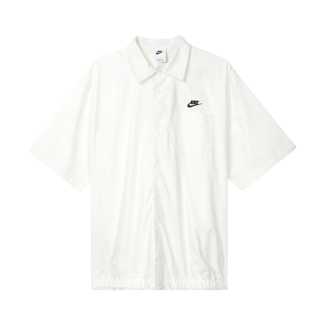 FN3903-133 Nike Club Oxford Button-Up Shirt Sail Black - Asia