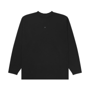 Yeezy Gap Engineered By Balenciaga Logo Long Sleeve T-Shirt Black