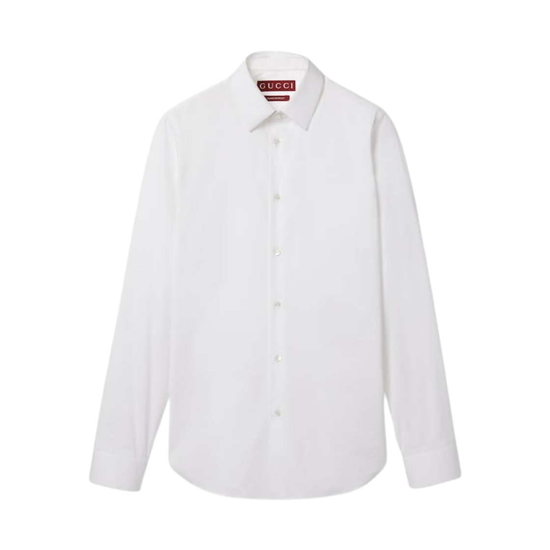 구찌 스트레치 코튼 포플린 셔츠 화이트(Gucci Stretch Cotton Poplin Shirt White)