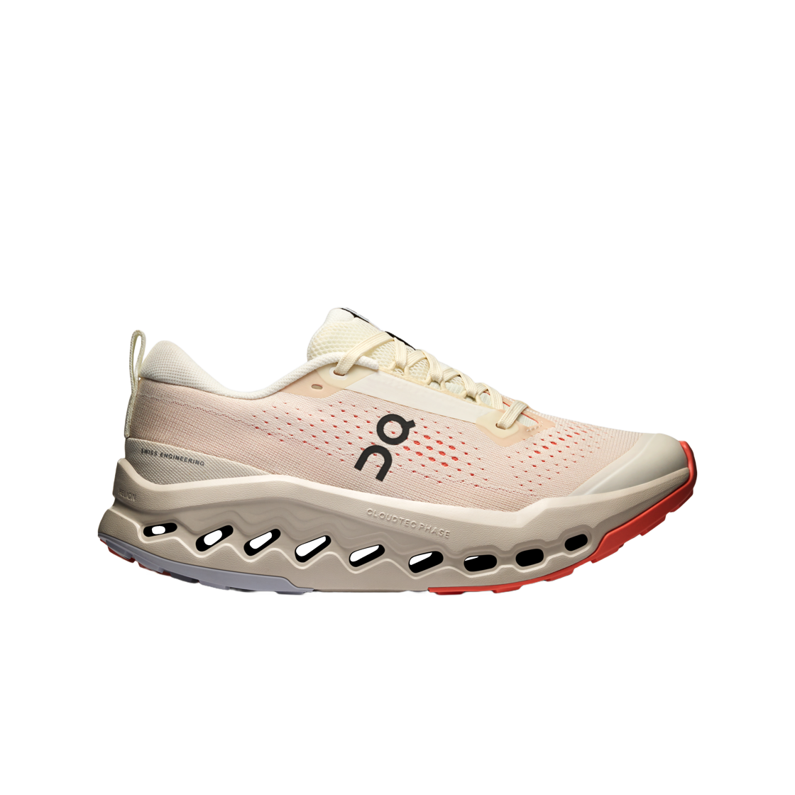 (W) 온 러닝 클라우드서퍼 트레일 2 아이보리 살몬((W) On Running Cloudsurfer Trail 2 Ivory Salmon) - 1