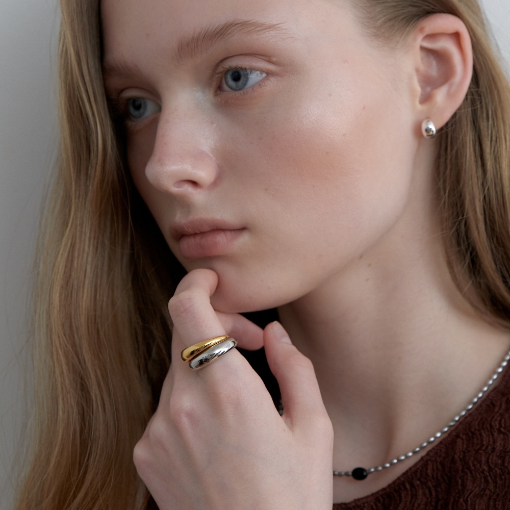 러브미몬스터 이지 볼륨 반지(lovememonster Easy Volume Ring Silver) - 4