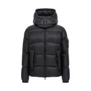 Moncler Couyere Hooded Short Down Jacket Black - 25FW