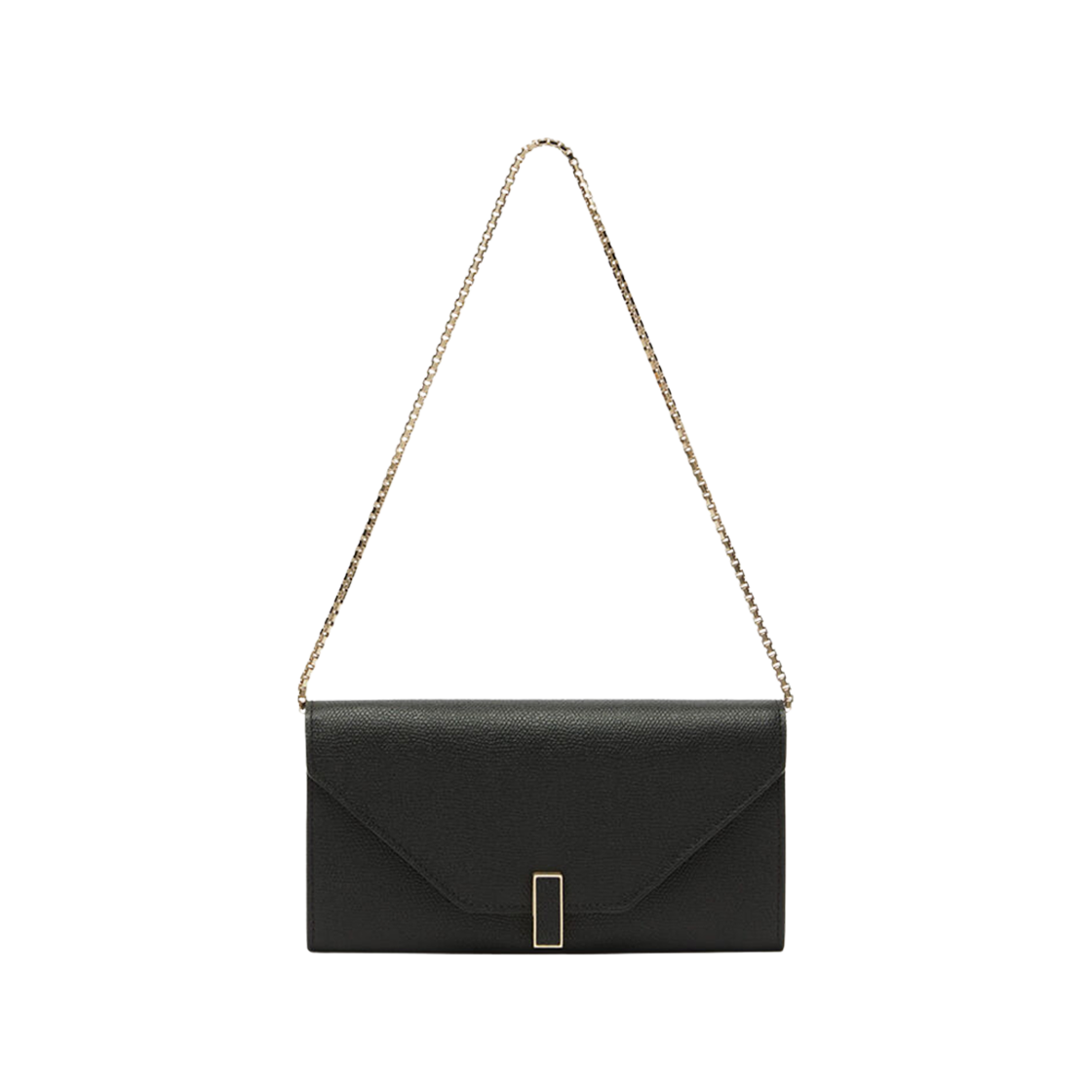 발렉스트라 이지데 컨티넨탈 체인 퍼스 블랙(Valextra Iside Continental Chain Purse Black)