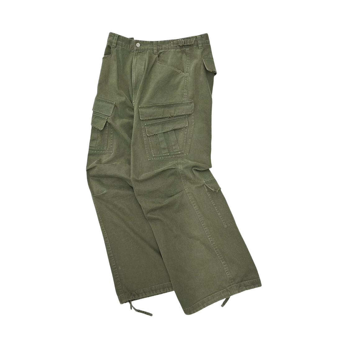 논노드 더블 포켓 카고 팬츠 빈티지 카키(Nonnod Double Pocket Cargo Pants Vintage khaki)
