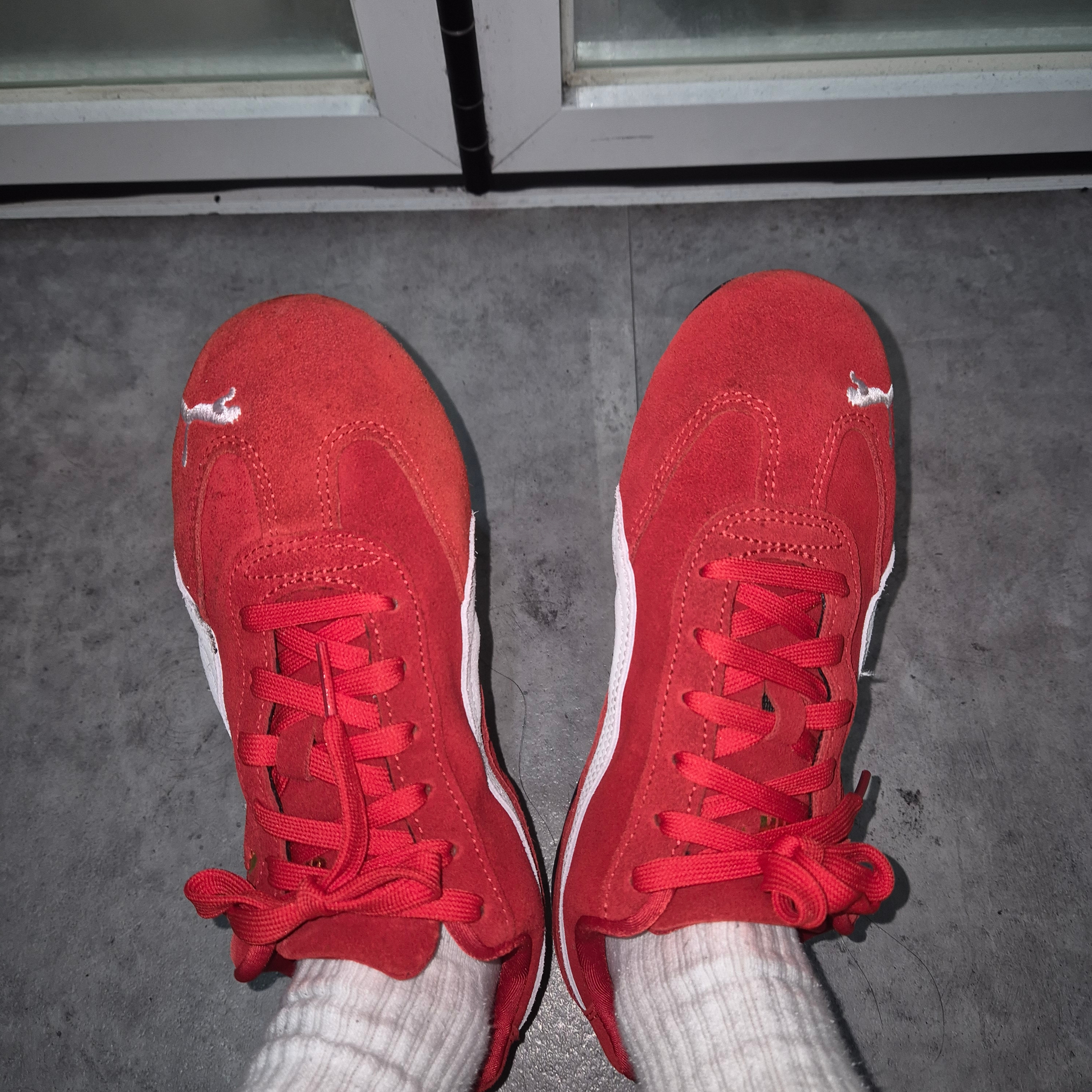 Puma Speedcat OG Red White 착용 스타일
