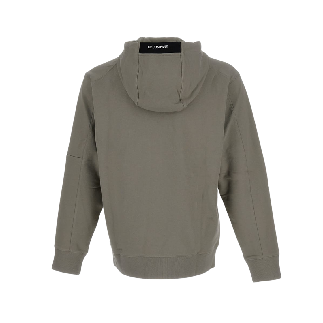 C.P. 컴퍼니 다이애그널 레이즈드 플리스 후드 펀가이 그레이 - 25FW(C.P. Company Diagonal Raised Fleece Hooded Fungi Grey - 25FW) - 2