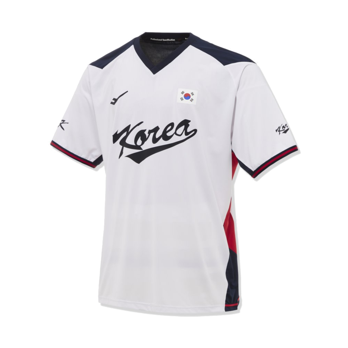 프로-스펙스 x KBSA 야구 국가대표팀 플레잉티셔츠 반팔(PRO-SPECS x KBSA Team Korea Authentic Playing T-shirt)