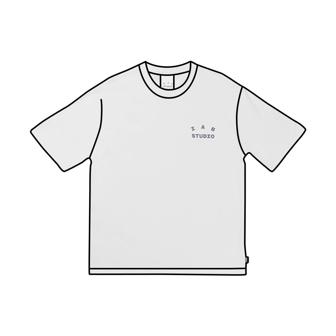 ★送料・関税込★IAB Studio★IAB Studio T-Shirt White Navy★ ☆送料・関税込☆IAB Studio☆IAB Studio T-Shirt White Navy☆