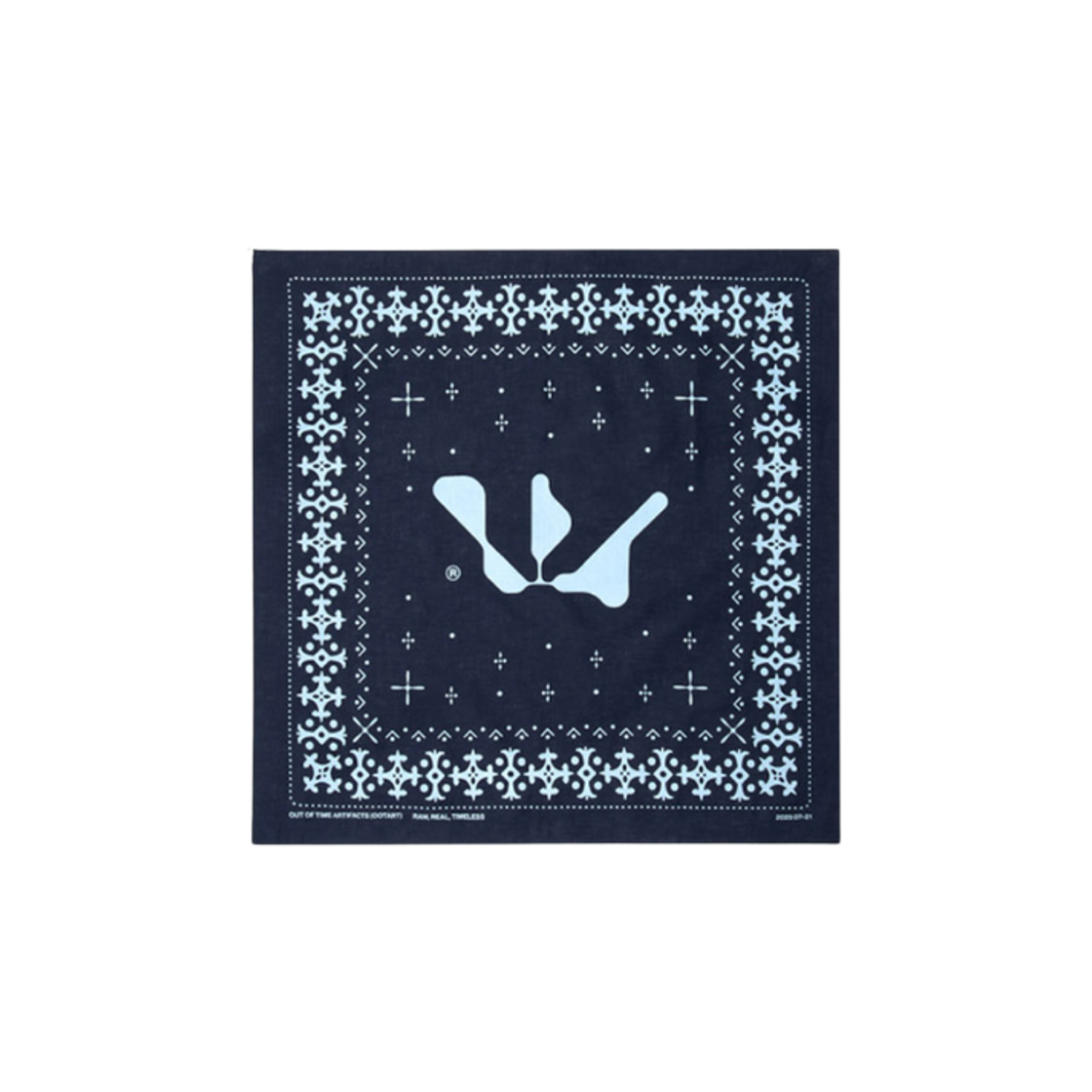 - Woodz Out of Time Artifacts Logo Bandana Navy