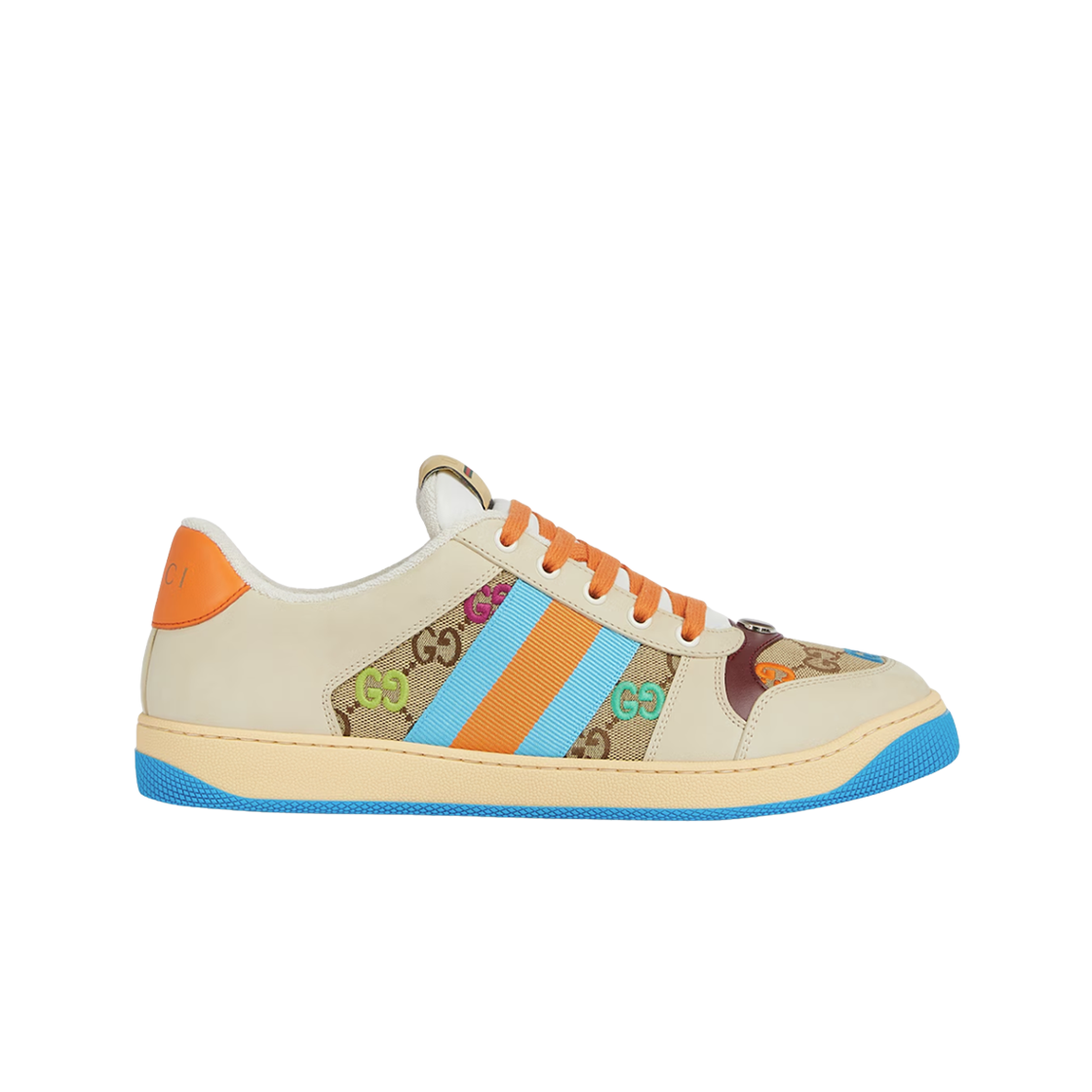 838919-9SFR0-2546 Gucci Screener Sneakers Multicolor