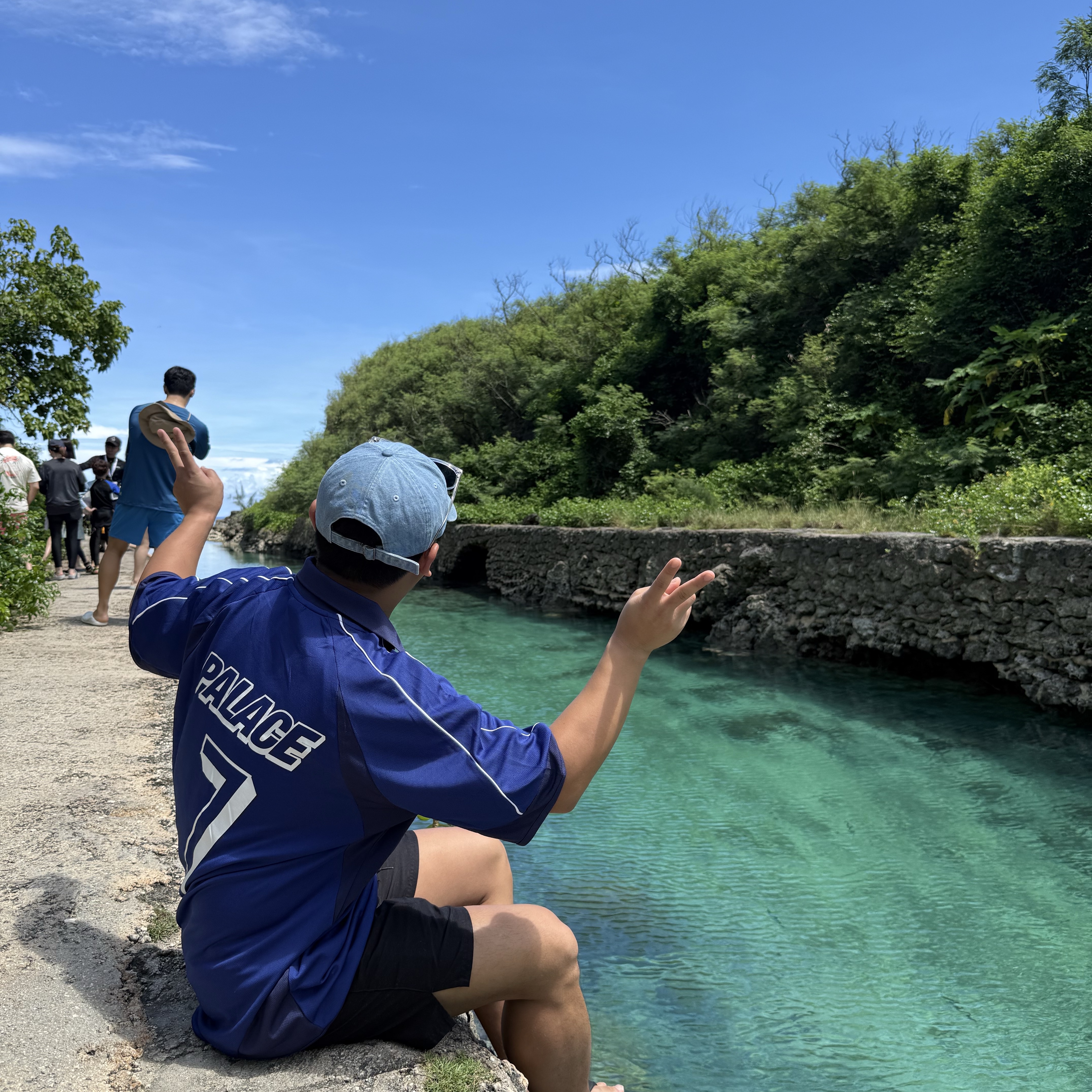 Palace Palais Pro Team Jersey Blue Berry - 25SS 착용 스타일 - 3