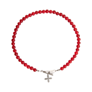 Riomeu Holiday Red Black Necklace Red