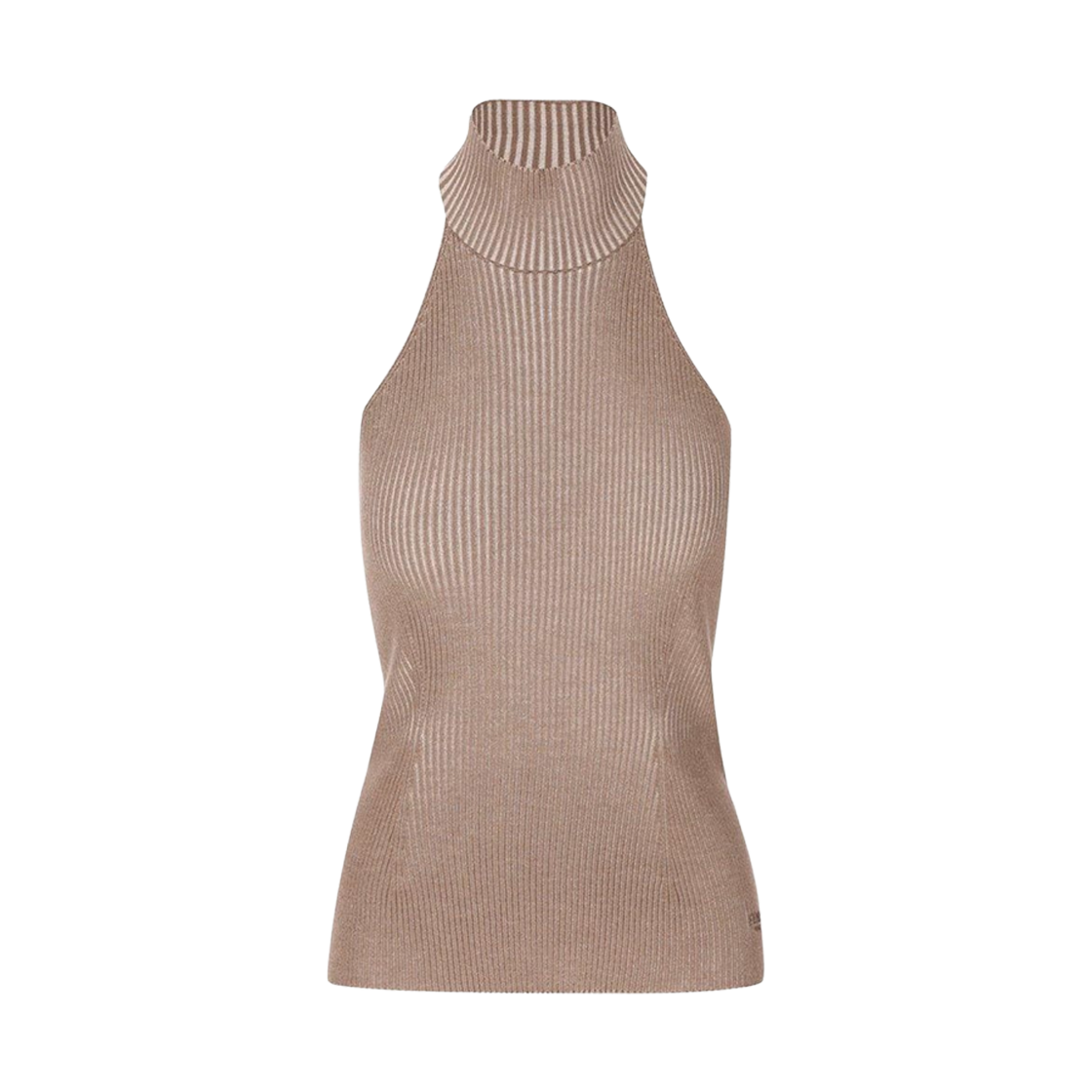 (W) 펜디 울 비스코스 탑 도브 그레이((W) Fendi Wool and Viscose Top Dove Grey)