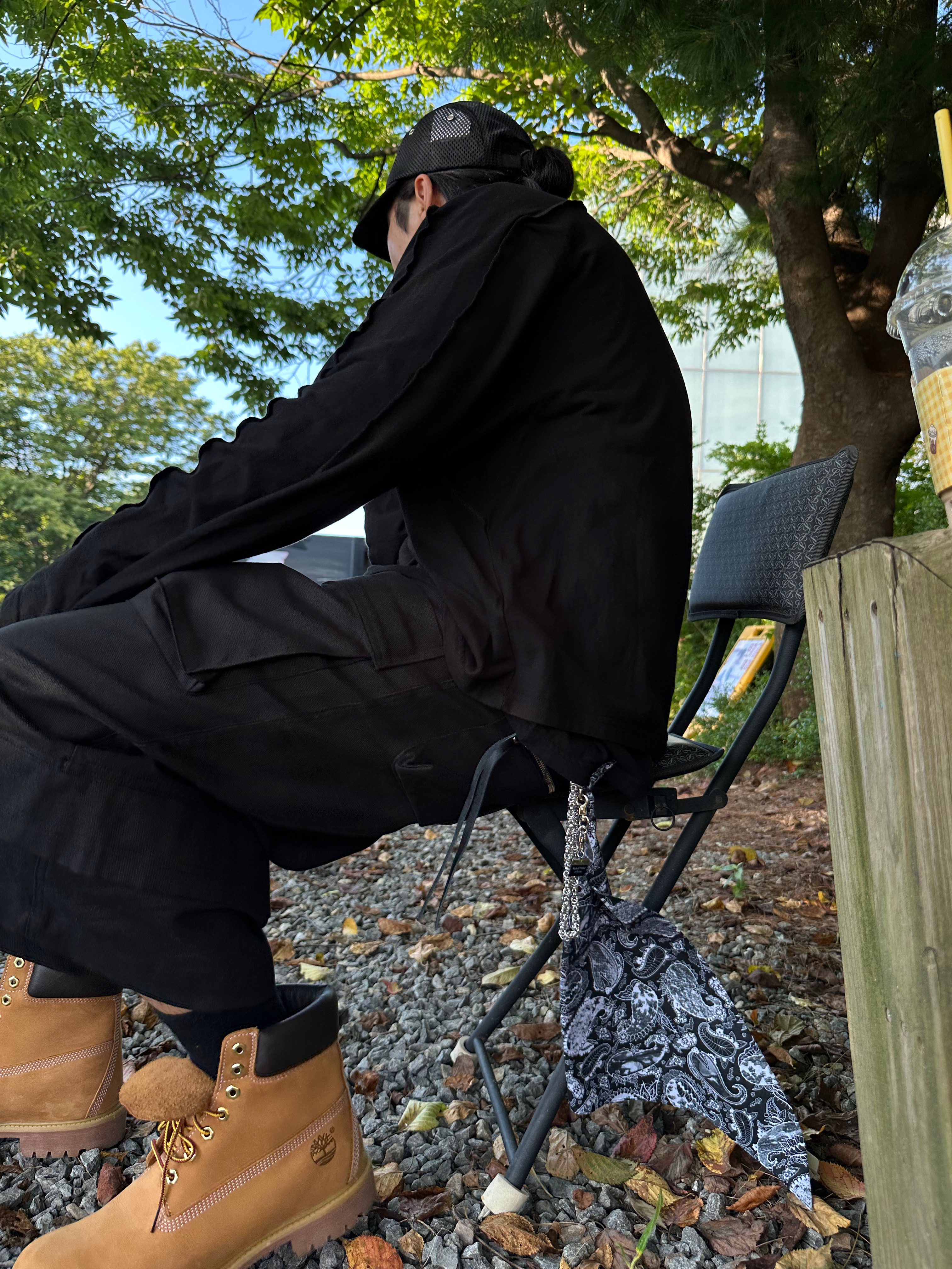 Wapworks Engineered Oxford Bermuda Black, Timberland Premium 6 inch Waterproof Boot Wheat Nubuck - Wide 착용 스타일 - 3