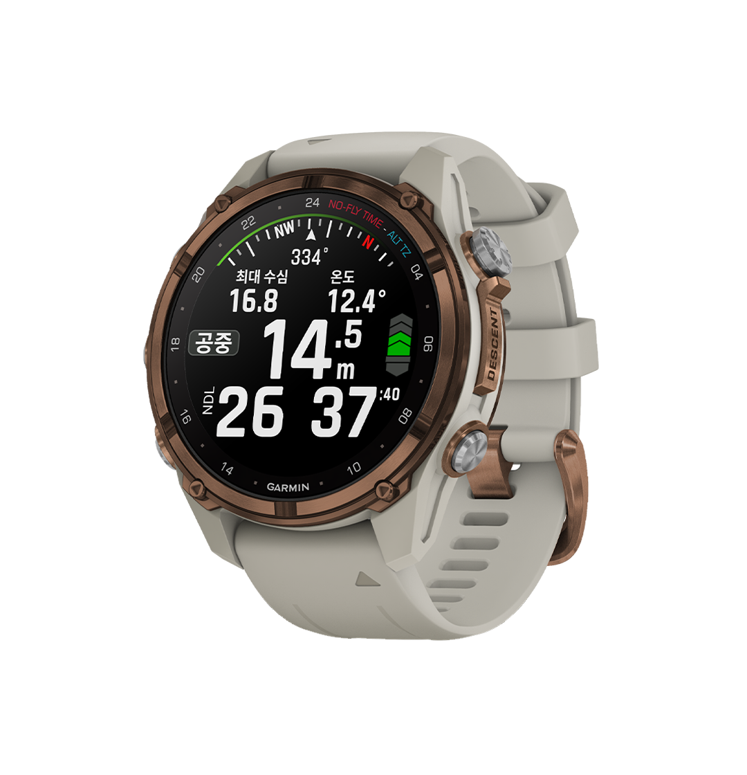 0100285723 Garmin Descent Mk3i 43mm Dive Computer SKF12 PVD Titanium French Gray