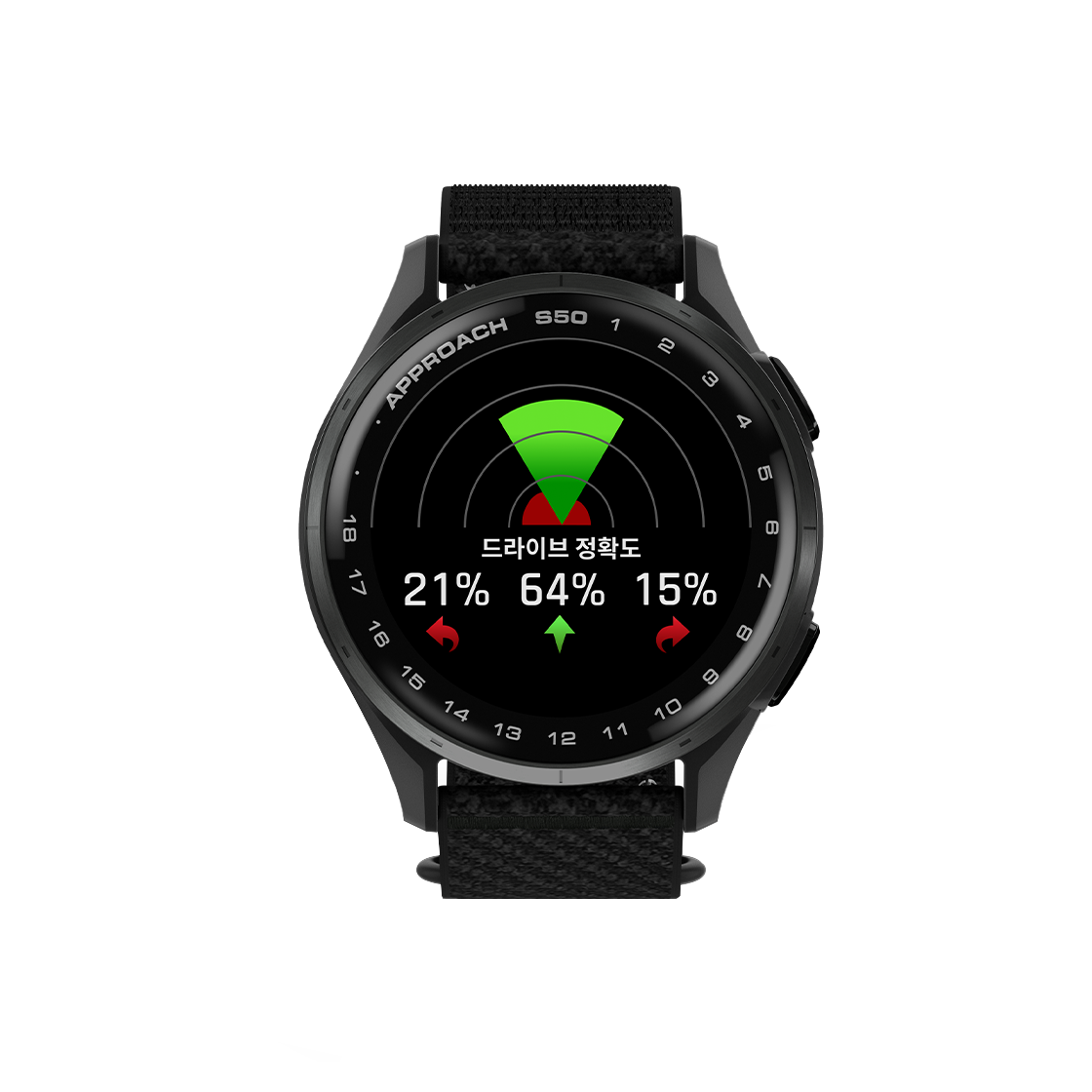 [10% 적립] 가민 어프로치 S50 43mm 골프 GPS 스마트워치 나일론 블랙([10% 적립] Garmin Approach S50 43mm Golf GPS Nylon Black Slate) - 2