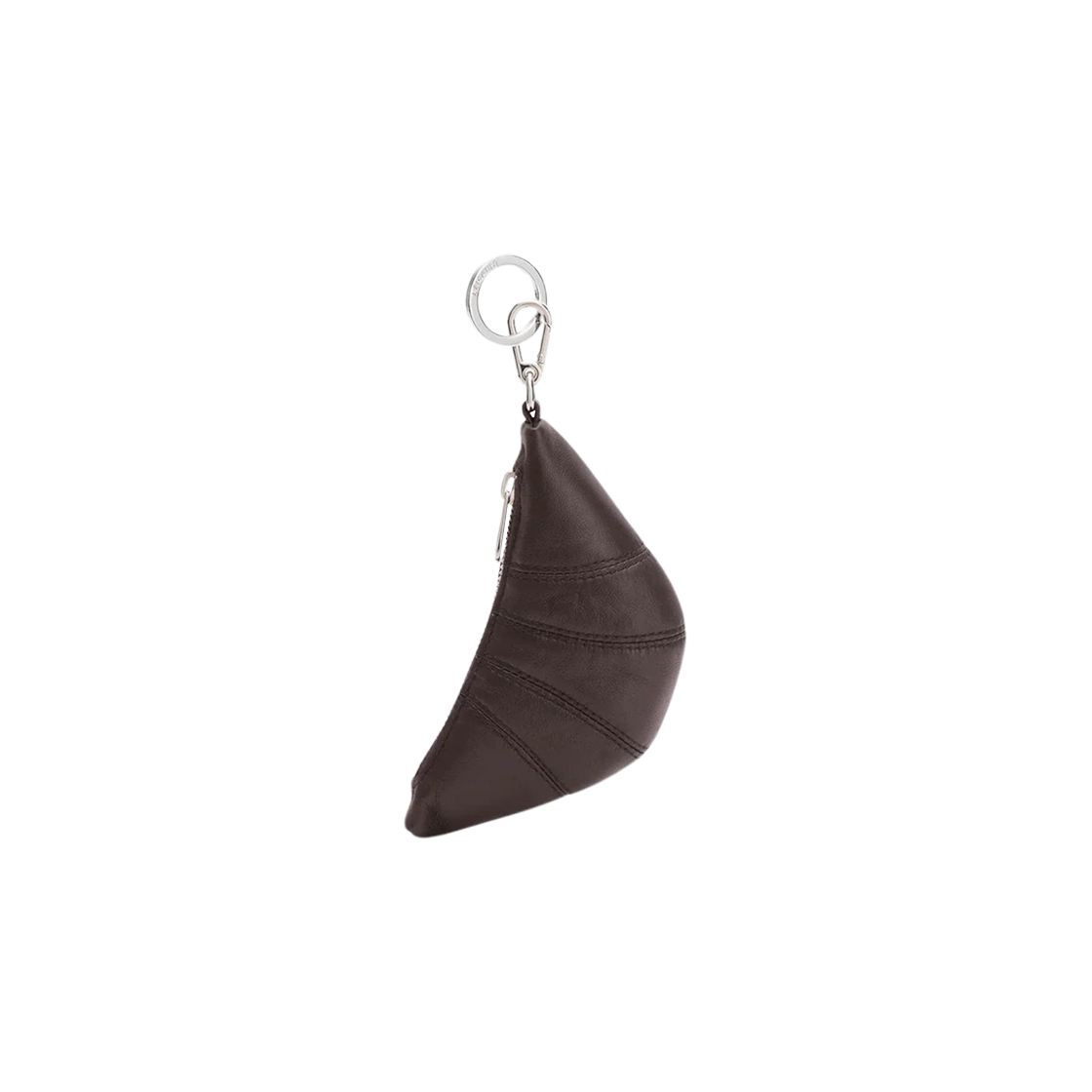 르메르 소프트 나파 레더 미니 크루아상 키 홀더 다크 초콜릿(Lemaire Soft Nappa Leather Mini Croissant Key Holder Dark Chocolate)