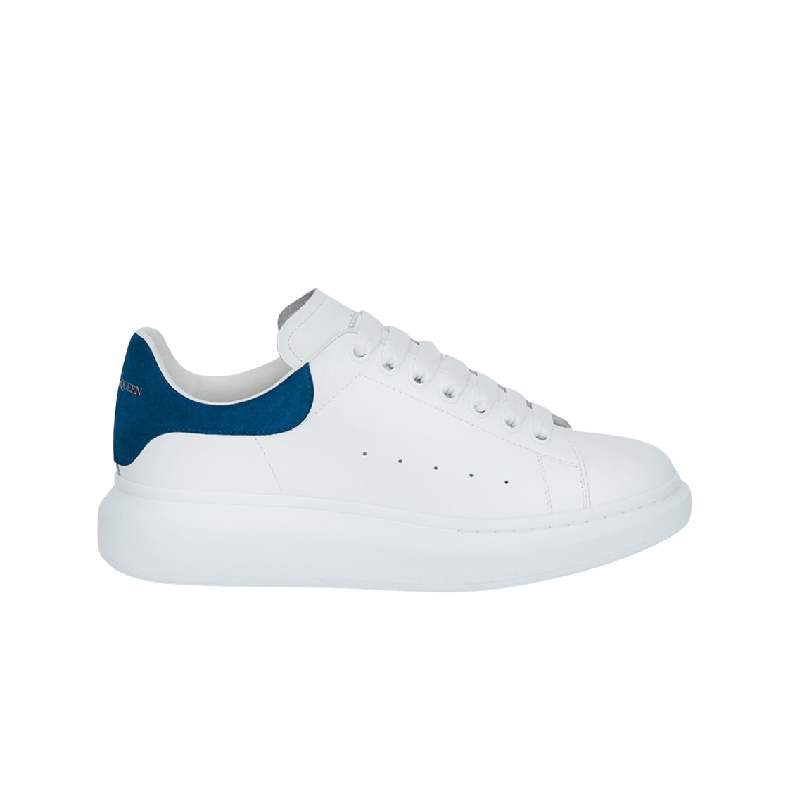 알렉산더 맥퀸 오버사이즈드 스니커즈 화이트 파리 블루(Alexander McQueen Oversized Sneakers White Paris Blue)